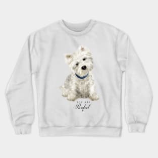 Cute Pawfect Westie Crewneck Sweatshirt